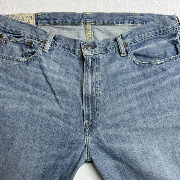 Polo Ralph Lauren Jeans Men 38x32 Med Wash Blue Thompson Relaxed RN 41381‎ - Picture 3 of 16